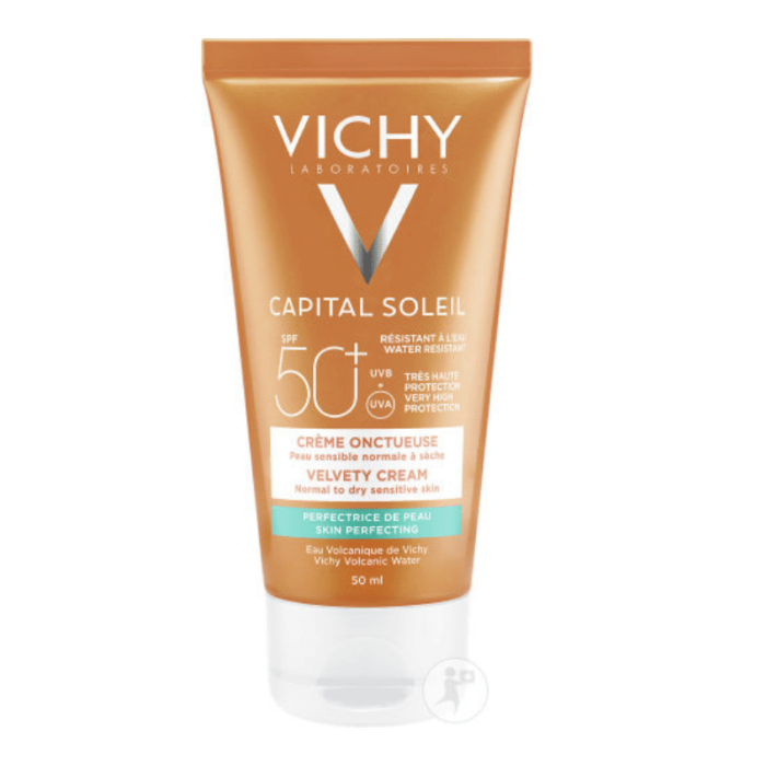 Vichy Capital Soleil Hautperfektionierende Sonnencreme SPF50+ Gesicht Tube 50ml