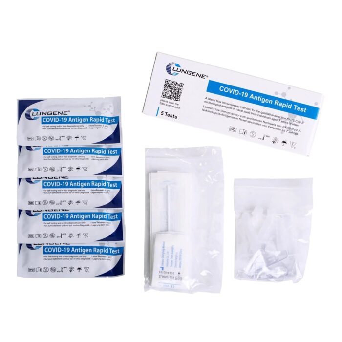 Clungene Covid-19 Antigen Rapid Test – 5er Pack