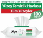 Sleepy Easy Clean Oberflächen-Reinigungstücher mit weißem Seifenzusatz, Grün – Bild 6