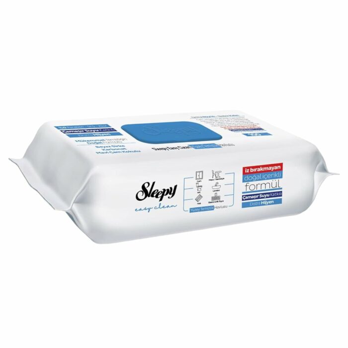 Sleepy Easy Clean Oberflächen-Reinigungstücher mit Eukalyptus-Duft, Blau – Bild 1