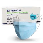 3A Medical medizinische OP Maske 3-lagig Atemschutzmasken Typ IIR CE zertifiziert
