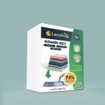 Leo Vakuumbeutel 8er Set Kombi  für Textilien und Kleidung