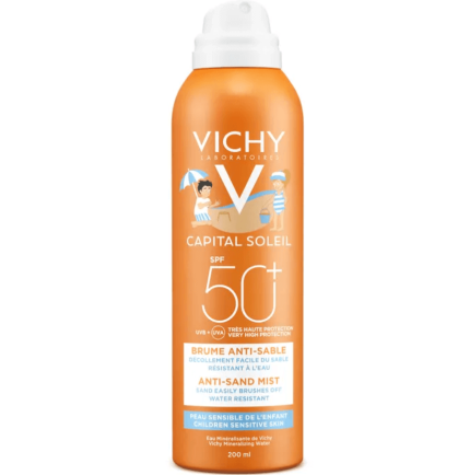 Vichy Ideal Sonnenschutzspray Anti-Sand für Kinder SPF50+ 200ml