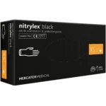 Mercator Nitrylex Nitrilhandschuhe, schwarz
