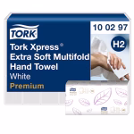 Tork Xpress® Extraweich Multifold-Handtücher H2 Premium, 2.100 Blatt, Weiß, 100297